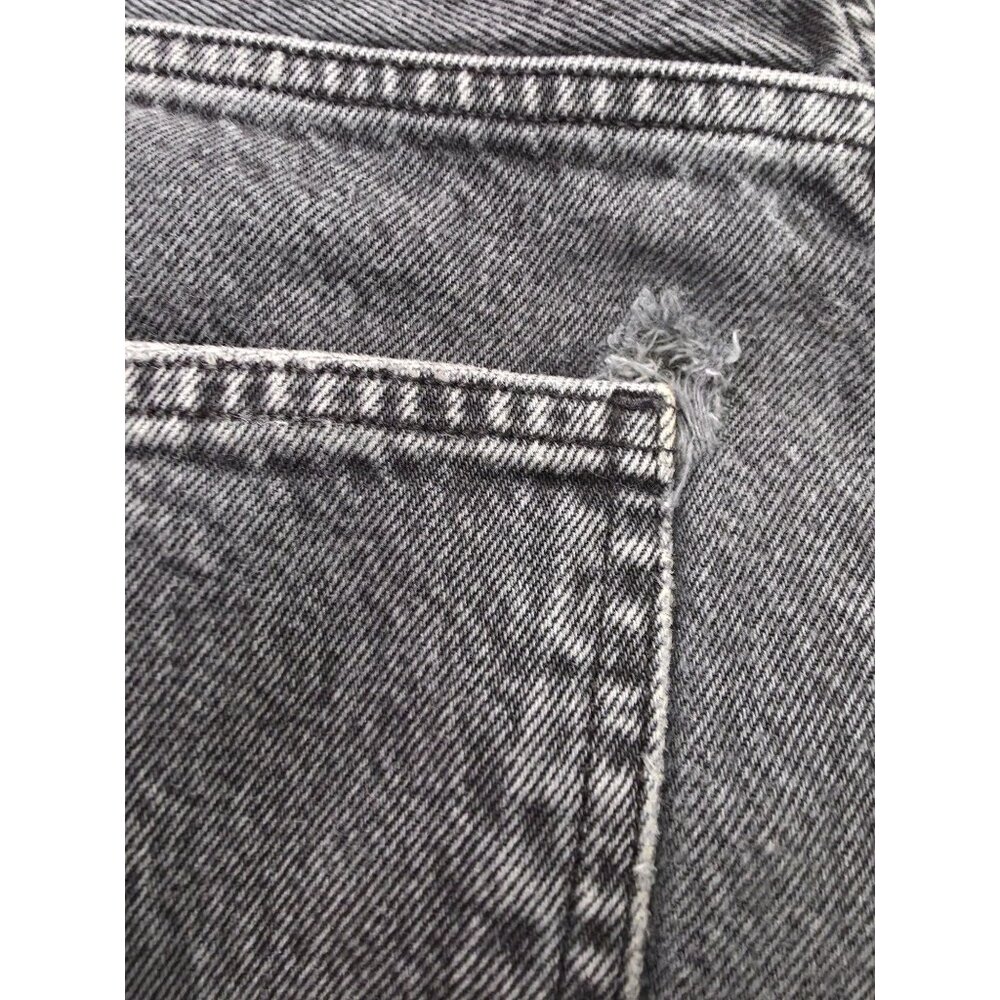 Agolde Black Stonewashed Straight Leg Denim Button Fly Jeans Men's 30x30 - Picture 8 of 11